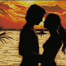 Схема вышивки «любовь»