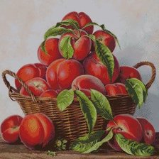 Схема вышивки «персики»