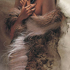 Схема вышивки «индейская девушка»