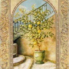 Схема вышивки «лимон»