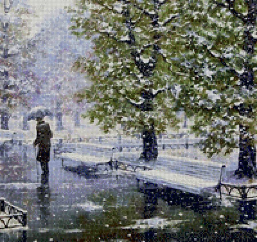 Зима. одиночество - предпросмотр