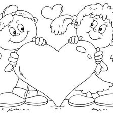 Схема вышивки «сердце 3»