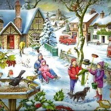 Схема вышивки «In the Snow¡»