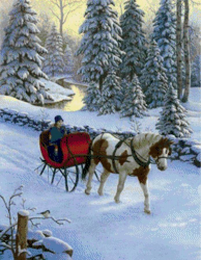 Winter pony - предпросмотр