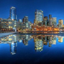 Схема вышивки «Огни Сиднея»