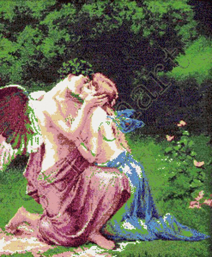 Амур и Психея - пара - предпросмотр