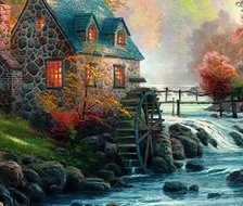 Схема вышивки «мельница»