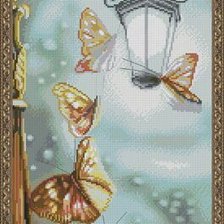 Схема вышивки «Бабочки»