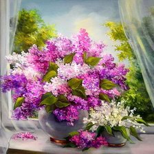 Схема вышивки «картины художницы Анка Булгари»