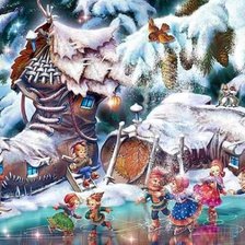 Схема вышивки «7»