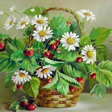 Схема вышивки «Земляника»