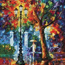 Схема вышивки «Аура дождя(гамма)1»