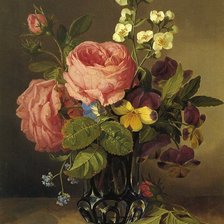 Схема вышивки «букет цветов»