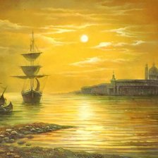 Схема вышивки «ночная венеция»