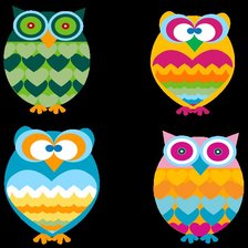 Схема вышивки «buhos 3»