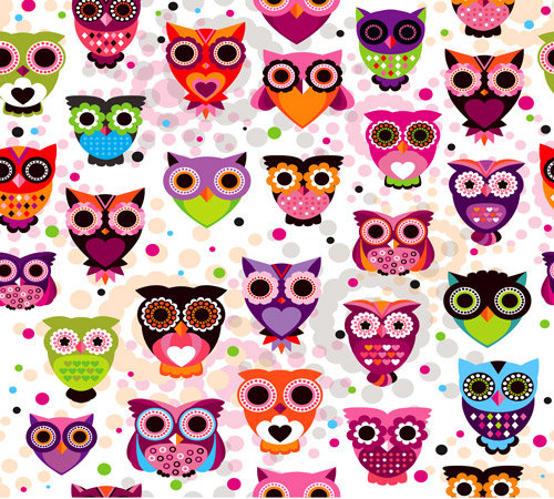 patron de buhos - оригинал