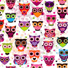 Схема вышивки «patron de buhos»