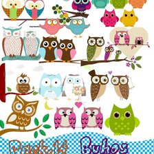 Схема вышивки «muchos buhos»