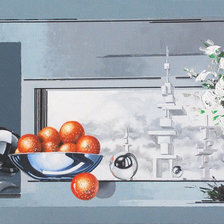 Схема вышивки «апельсины»