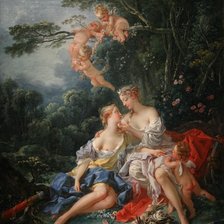 Схема вышивки «Юпитер и Каллисто»