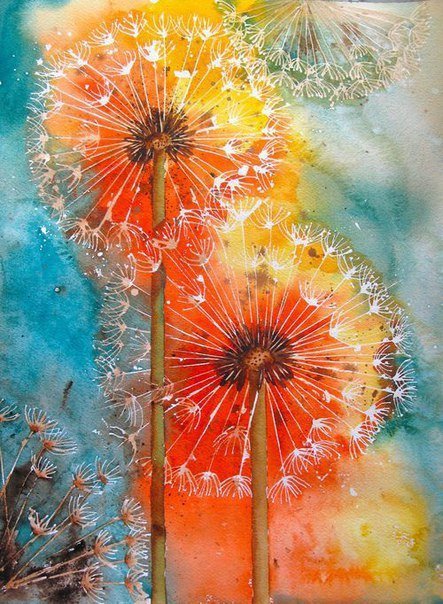 №1044402 - одуванчики, цветы - оригинал