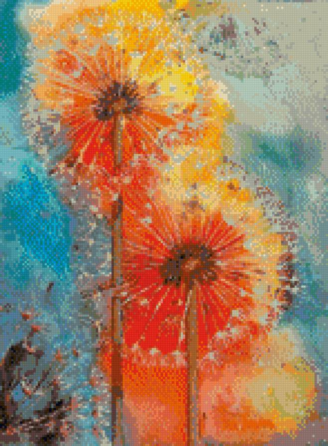 №1044402 - одуванчики, цветы - предпросмотр