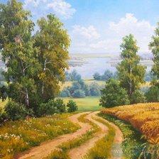 Схема вышивки «русские просторы»