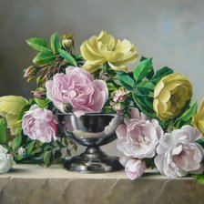 Схема вышивки «букет цветов»