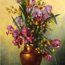 Схема вышивки «букет цветов»