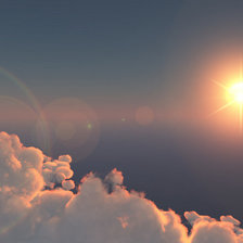 Схема вышивки «небо»