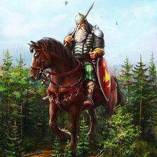 Схема вышивки «Святогор»