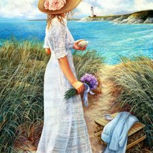 Схема вышивки «у моря»