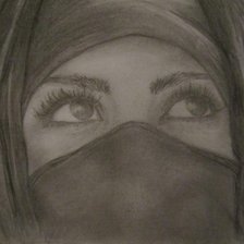 Схема вышивки «восточные глаза»