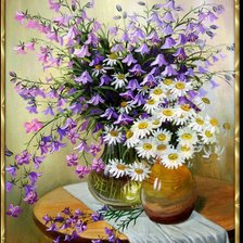 Схема вышивки «Полевые цветы»