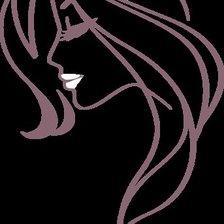 Схема вышивки «лицо»