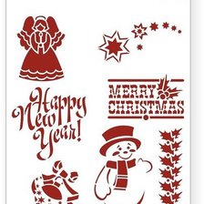 Схема вышивки «декупаж»