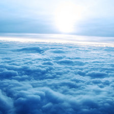 Схема вышивки «небо»