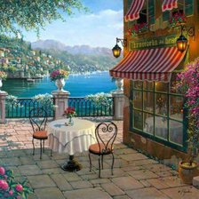 Схема вышивки «городской пейзаж»