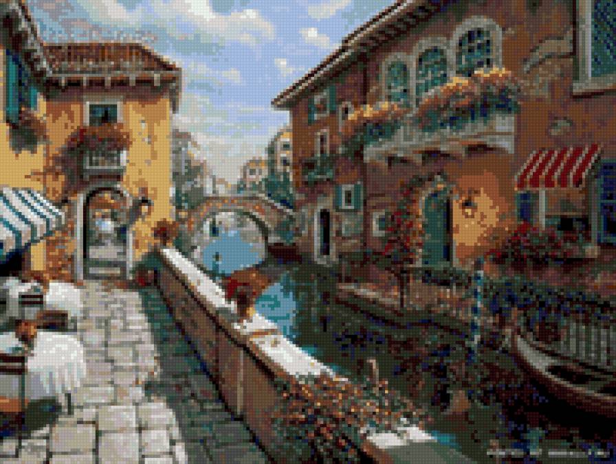 пейзаж город - город, лето, пейзаж - предпросмотр