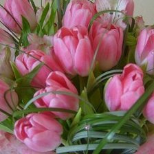 Схема вышивки «тюльпаны»