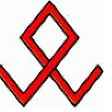 Схема вышивки «руна волка»