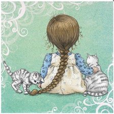 Схема вышивки «Косички»