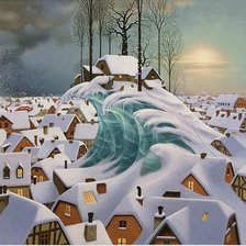 Схема вышивки «la ola»