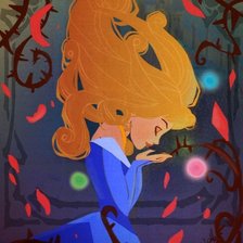 Схема вышивки «Спящая Красавица»