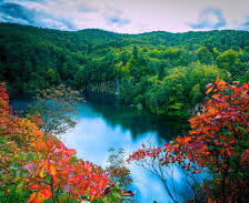 Схема вышивки «Озеро»
