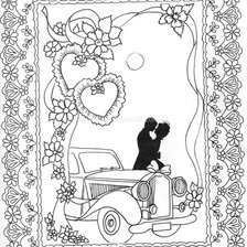 Схема вышивки «свадебная»