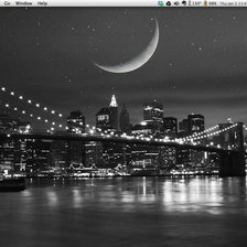 Схема вышивки «ночной город»