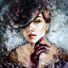 Схема вышивки «портрет»