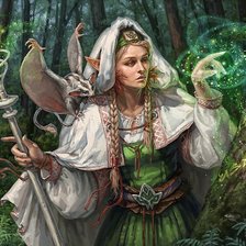 Схема вышивки «ведунья»