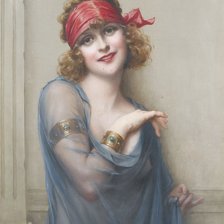 Схема вышивки «Леди Нежность»